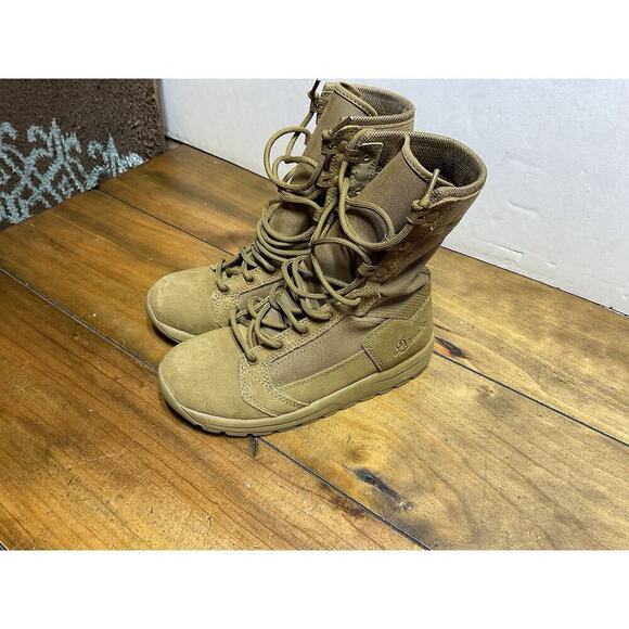 Danner Tachyon 8" Coyote Men's Suede/Canvas Tactical Boot Size 4 - Picture 1 of 9